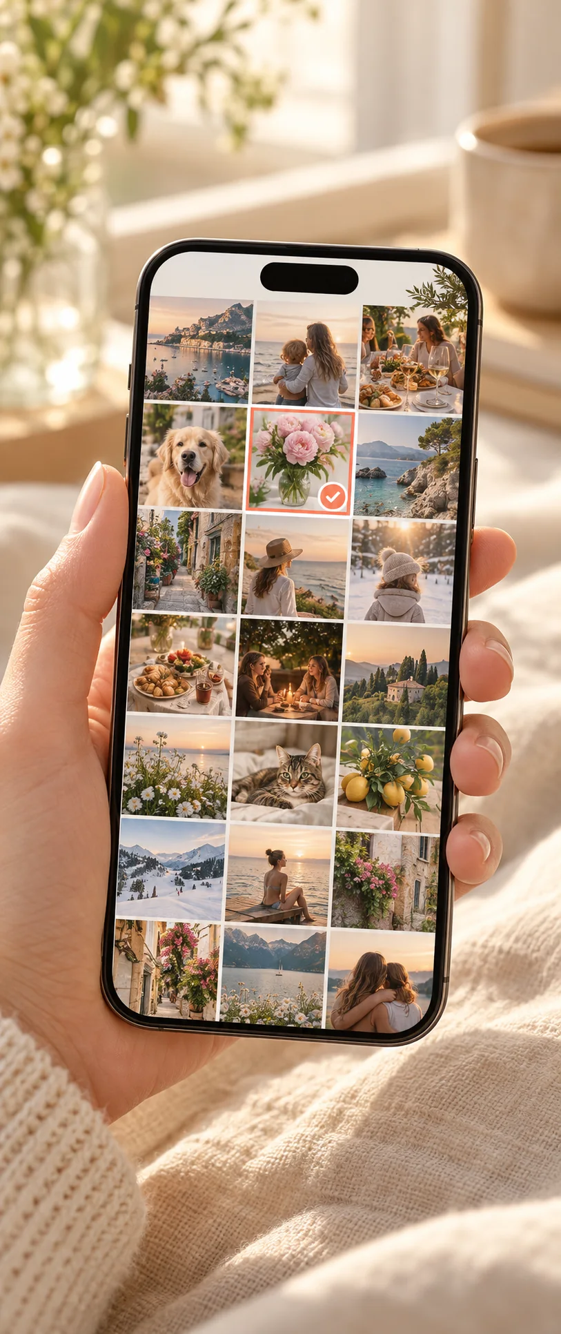 Choose a photo from your camera roll